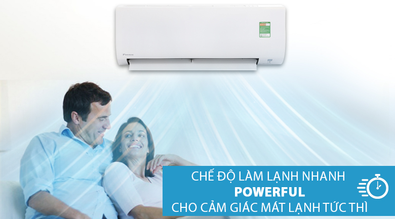 Poweful - Máy lạnh Daikin 1 HP FTC25NV1V